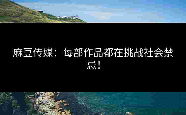 麻豆传媒：每部作品都在挑战社会禁忌！